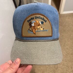 Ducks Unlimited Blue and Gray Cap